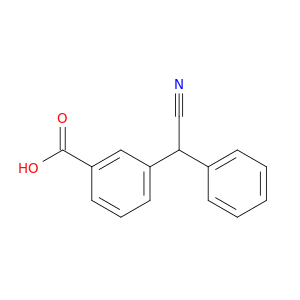 Benzoicacid, 3-(cyanophenylmethyl)-