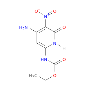 Carbamic acid,(4-amino-1,6-dihydro-5-nitro-6-oxo-2-pyridinyl)-, ethyl ester (9CI)