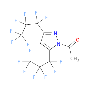 1-(3,5-双(全氟丙基)-1H-吡唑-1-基)乙-1-酮