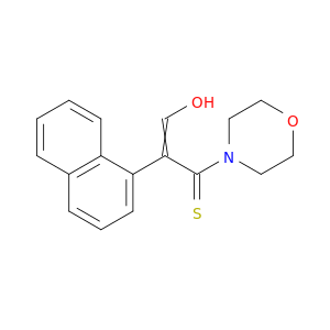 Morpholine, 4-[3-hydroxy-2-(1-naphthalenyl)-1-thioxo-2-propenyl]-