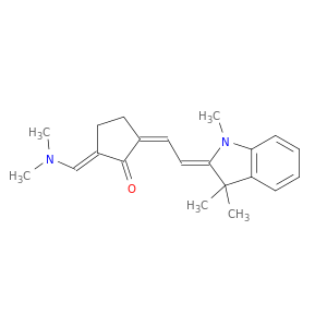 Cyclopentanone,2-[2-(1,3-dihydro-1,3,3-trimethyl-2H-indol-2-ylidene)ethylidene]-5-[(dimethylamino)methylene]-
