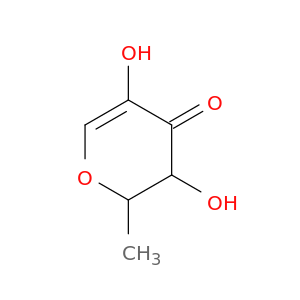 4H-Pyran-4-one, 2,3-dihydro-3,5-dihydroxy-2-methyl-