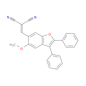 Propanedinitrile, [(5-methoxy-2,3-diphenyl-6-benzofuranyl)methylene]-