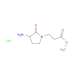 methyl 3-(3-amino-2-oxopyrrolidin-1-yl)propanoate hydrochloride