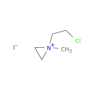 Aziridinium, 1-(2-chloroethyl)-1-methyl-, iodide
