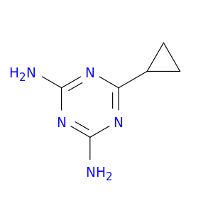 1,3,5-Triazine-2,4-diamine,6-cyclopropyl-
