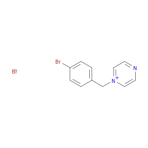 Pyrazinium, 1-[(4-bromophenyl)methyl]-, bromide