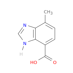 1H-Benzimidazole-7-carboxylicacid, 4-methyl-