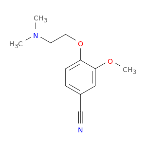 4-[2-(dimethylamino)ethoxy]-3-methoxybenzonitrile