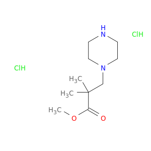 2,2-Dimethyl-3-piperazin-1-yl-propionic acid methyl ester dihydrochloride