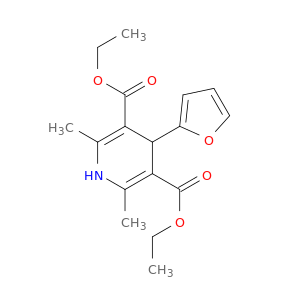3,5-二乙基4-(2-呋喃基)-1,4-二氢-2,6-二甲基-3,5-吡啶二羧酸盐