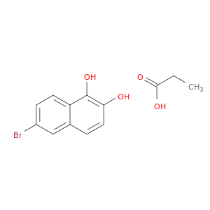 1,2-Naphthalenediol, 6-bromo-, monopropanoate