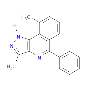 1H-Pyrazolo[4,3-c]isoquinoline, 3,9-dimethyl-5-phenyl-