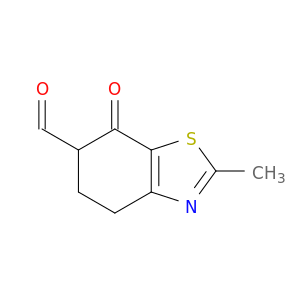6-Benzothiazolecarboxaldehyde, 4,5,6,7-tetrahydro-2-methyl-7-oxo-