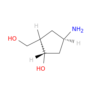 (1S,2R,4R)-4-Amino-2-(hydroxymethyl)cyclopentanol
