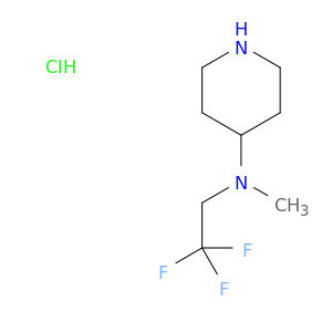 N-methyl-N-(2,2,2-trifluoroethyl)piperidin-4-amine hydrochloride