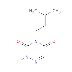 1,2,4-Triazine-3,5(2H,4H)-dione, 4-(3-methyl-2-butenyl)-