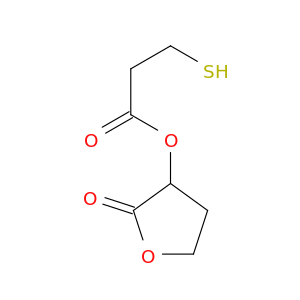 Propanoic acid, 3-mercapto-, tetrahydro-2-oxo-3-furanyl ester (9CI)