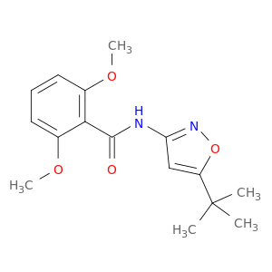Benzamide, N-[5-(1,1-dimethylethyl)-3-isoxazolyl]-2,6-dimethoxy-