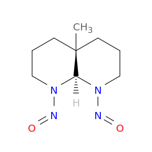 1,8-Naphthyridine, decahydro-4a-methyl-1,8-dinitroso-, trans-