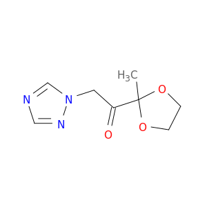 Ethanone, 1-(2-methyl-1,3-dioxolan-2-yl)-2-(1H-1,2,4-triazol-1-yl)-