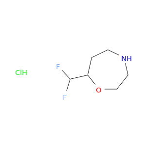 7-(difluoromethyl)-1,4-oxazepane hydrochloride