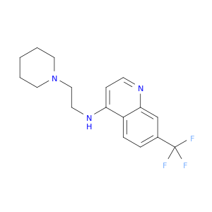 4-Quinolinamine, N-[2-(1-piperidinyl)ethyl]-7-(trifluoromethyl)-