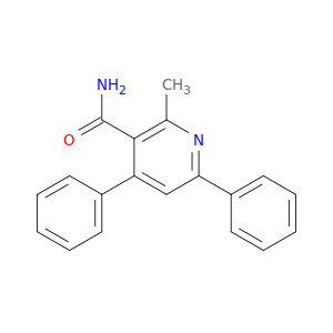3-Pyridinecarboxamide, 2-methyl-4,6-diphenyl-