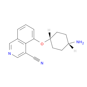 4-Isoquinolinecarbonitrile, 5-[(cis-4-aminocyclohexyl)oxy]-