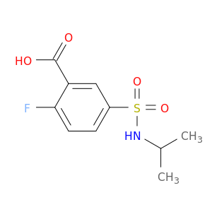 2-氟-5-[(丙-2-基)氨磺酰基]苯甲酸