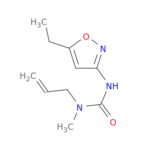 Urea, N'-(5-ethyl-3-isoxazolyl)-N-methyl-N-2-propenyl-