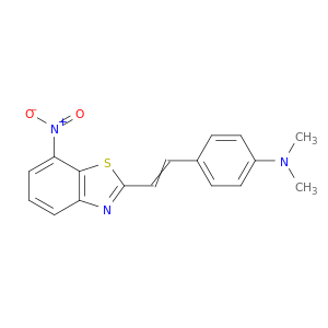 Benzenamine, N,N-dimethyl-4-[2-(7-nitro-2-benzothiazolyl)ethenyl]-