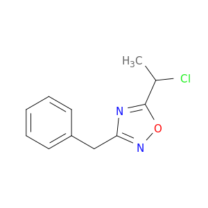 3-benzyl-5-(1-chloroethyl)-1,2,4-oxadiazole