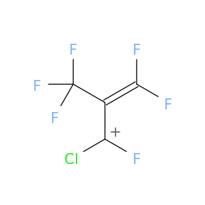 2-Propenylium, 1-chloro-1,3,3-trifluoro-2-(trifluoromethyl)-