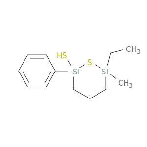 1-Thia-2,6-disilacyclohexane-2-thiol, 6-ethyl-6-methyl-2-phenyl-