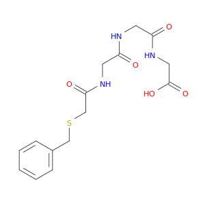 Glycine, N-[N-[N-[[(phenylmethyl)thio]acetyl]glycyl]glycyl]-