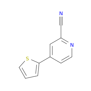 4-(Thiophen-2-yl)pyridine-2-carbonitrile