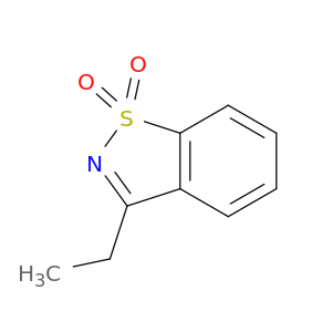 1,2-Benzisothiazole, 3-ethyl-, 1,1-dioxide