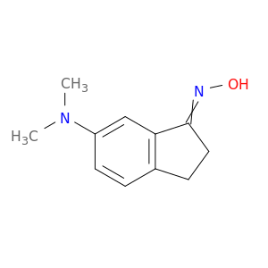1H-Inden-1-one, 6-(dimethylamino)-2,3-dihydro-, oxime