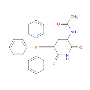 Acetamide, N-[2,6-dioxo-5-(triphenylphosphoranylidene)-3-piperidinyl]-