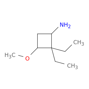 2,2-diethyl-3-methoxycyclobutan-1-amine