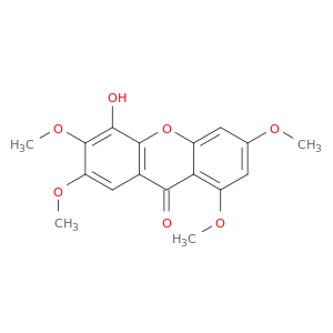 9H-Xanthen-9-one, 5-hydroxy-1,3,6,7-tetramethoxy-