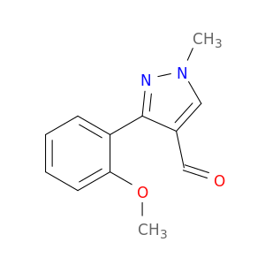 3-(2-Methoxyphenyl)-1-methyl-1H-pyrazole-4-carbaldehyde