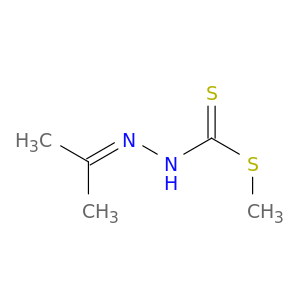 2-(1-甲基亚乙基)肼基二硫代甲酸甲酯