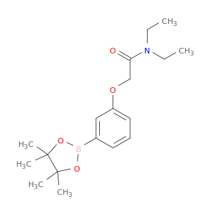 N,N-二乙基-2-(3-(4,4,5,5-四甲基-1,3,2-二氧硼杂环戊烷-2-基)苯氧基)乙酰胺