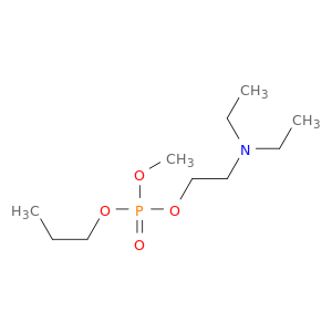 Phosphoric acid, 2-(diethylamino)ethyl methyl propyl ester