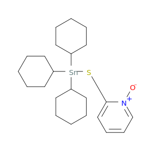 Pyridine, 2-[(tricyclohexylstannyl)thio]-, 1-oxide