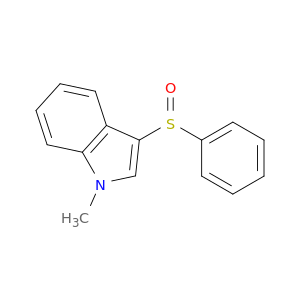 1H-Indole, 1-methyl-3-(phenylsulfinyl)-