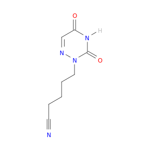 1,2,4-Triazine-2(3H)-pentanenitrile, 4,5-dihydro-3,5-dioxo-