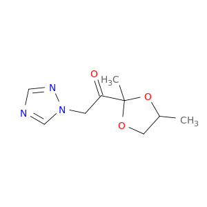 Ethanone, 1-(2,4-dimethyl-1,3-dioxolan-2-yl)-2-(1H-1,2,4-triazol-1-yl)-